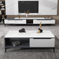 Stone 4 Legs Cocktail Table Rectangle Single Coffee Table with Drawer Clearhalo 'Coffee & Accent Tables' 'Coffee Tables' 'coffee_tables' 'furn' 'furn_coffee_tables' 'Furniture' 'Living Room Furniture' 1200x1200_f044045e-ee35-43b7-b0df-aead05e3733e
