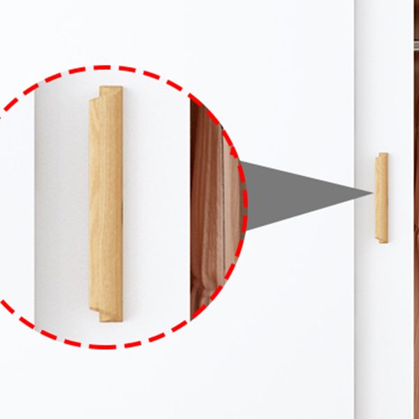 Freistehende Holzrahmen Garderobe Armeire zeitgenössische multifunktionale Garderobe