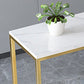 1/2/3/4 Pieces Modern Rectangular Pub Table Set Sintered Stone Top Bistro Table Set Clearhalo 'Bar Furniture' 'furn' 'furn_home_bar_bar_sets' 'Furniture' 'Home Bars & Bar Sets' 'home_bar_bar_sets' 'Kitchen & Dining Furniture' 1200x1200_f04598f7-319a-4a88-ac24-5055aab1f912