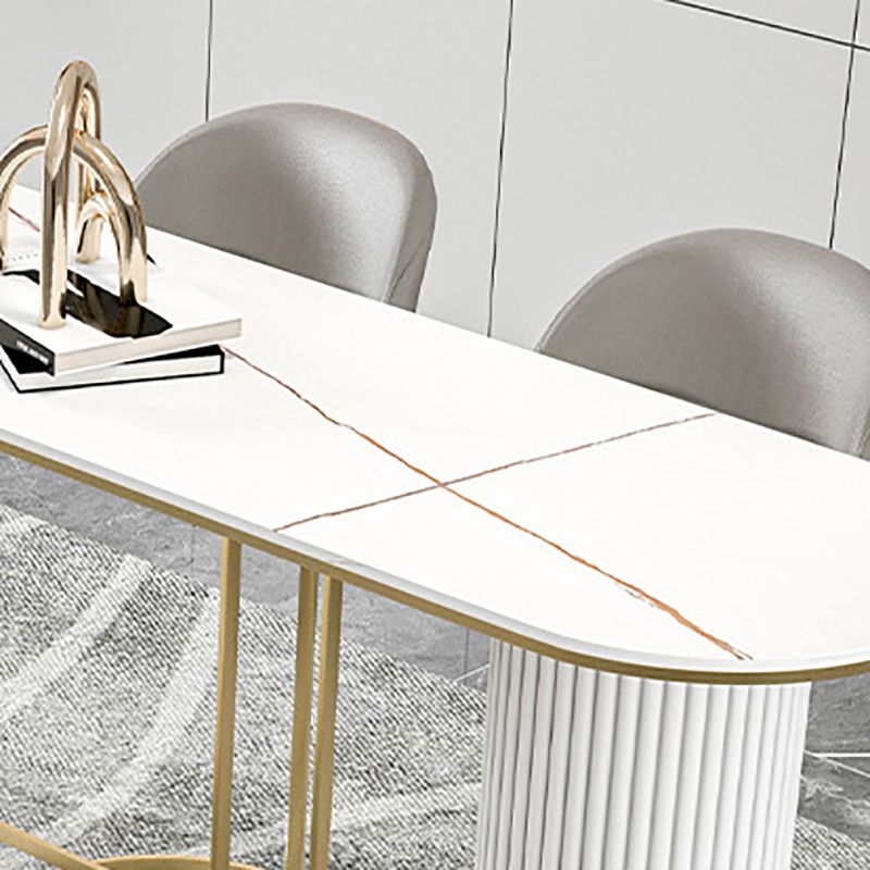 Stone Bar Table Modern Style Bistro Pub Table for Dining Room Clearhalo 'Bar Furniture' 'Bar Tables' 'bar_tables' 'furn' 'furn_bar_tables' 'Furniture' 'Kitchen & Dining Furniture' 1200x1200_f047b560-0b94-4f2c-96aa-0e635948687a