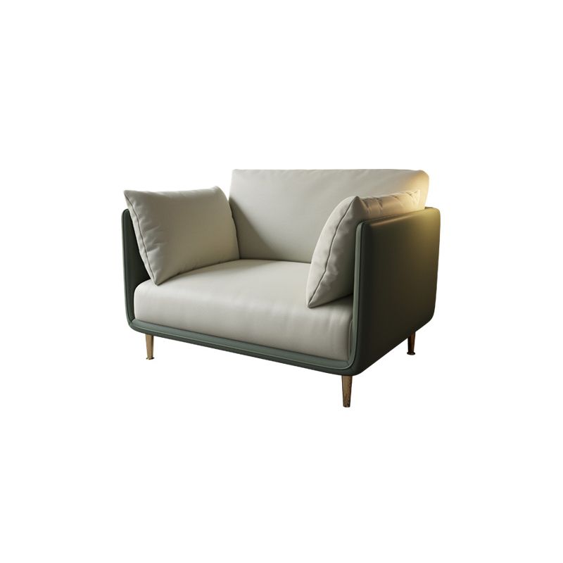 Contemporary Standard Sofa Set Square Arm Faux Leather Settee Couch Clearhalo 'furn' 'furn_sofas' 'Furniture' 'Living Room Furniture' 'Sofa' 'sofas' 1200x1200_f048ce0e-37f1-410b-ad9c-96ae444ed5c6