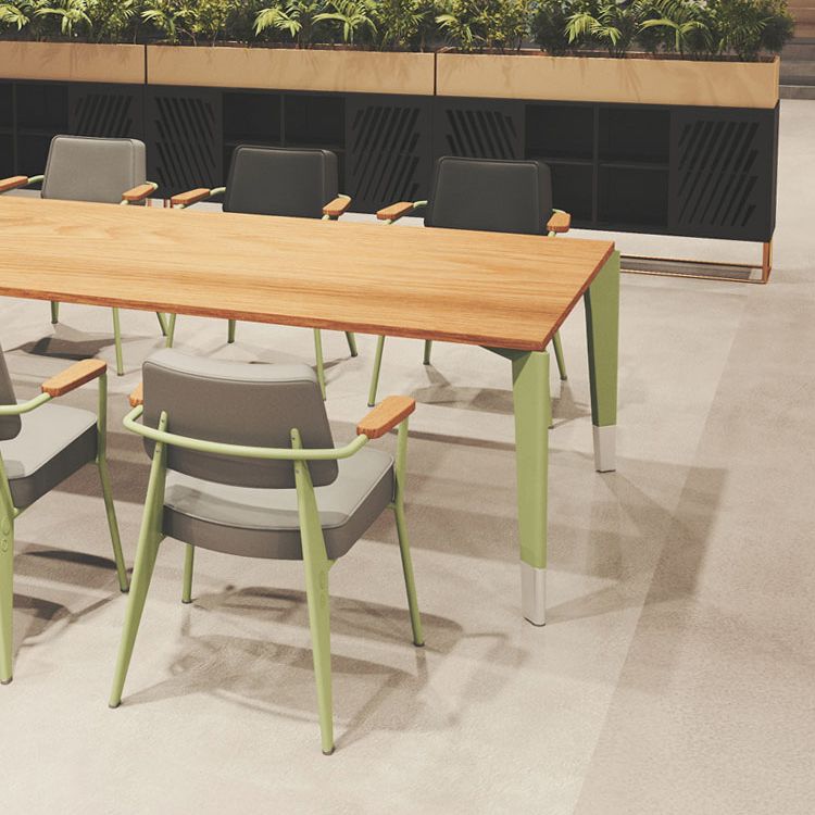 Rectangle 4 Legs Home Furniture Industrial Style Solid Wood Dining Room Collection Clearhalo ' dining_table' 'Dining Tables & Seating' 'Dining Tables' 'furn' 'furn_dining_table' 'Furniture' 'furniture_dining_table' 'Kitchen & Dining Furniture' 'kitchen&dining_furn' 'kitchen' 'kitchen_dining_table' 1200x1200_f04a3d3a-8c5e-49f4-9a6d-3dff6c45475c