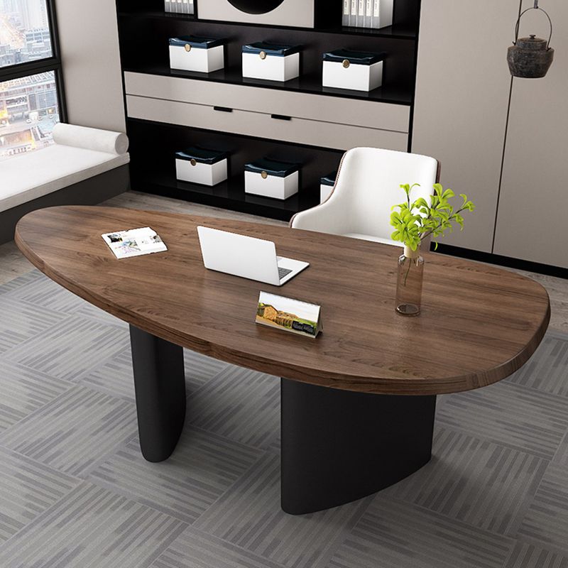 Free Form Work Table Home Office Solid Wood Industrial Writing Desk Clearhalo 'furn' 'furn_office_desk' 'Furniture' 'furniture_office_desk' 'Office Desks' 'Office Furniture' 'office_desk' 1200x1200_f04aad03-73db-4eb9-89bf-582ed90edf80