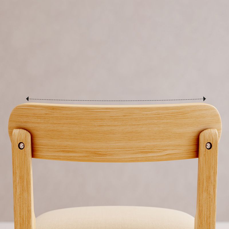 Scandinavian Wood Stool Fabric Upholstered Seat Counter Stool in Matte Finish Clearhalo 'Bar Furniture' 'Bar Stools' 'bar_stools' 'furn' 'furn_bar_stools' 'Furniture' 'Kitchen & Dining Furniture' 1200x1200_f04cb8bf-50bf-434f-b776-30b280ab13ed