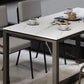 Industrial Rectangle Dining Table Sintered Stone Dining Table with Trestle Base for Dining Room Clearhalo ' dining_table' 'Dining Tables & Seating' 'Dining Tables' 'furn' 'furn_dining_table' 'Furniture' 'furniture_dining_table' 'Kitchen & Dining Furniture' 'kitchen&dining_furn' 'kitchen' 'kitchen_dining_table' 1200x1200_f04d3418-b647-4b8e-ad3c-7e5a777e1faa