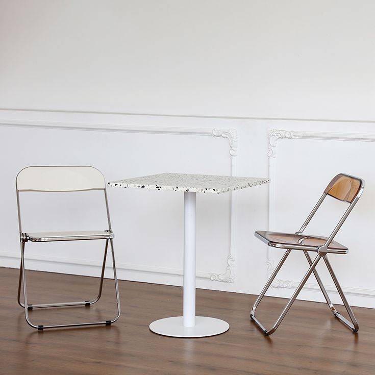 Industrial Style Dining Table Stone Pedestal Dining Site Table for Dining Room Clearhalo ' dining_table' 'Dining Tables & Seating' 'Dining Tables' 'furn' 'furn_dining_table' 'Furniture' 'furniture_dining_table' 'Kitchen & Dining Furniture' 'kitchen&dining_furn' 'kitchen' 'kitchen_dining_table' 1200x1200_f04da9f5-1dba-4cb6-a32d-74cb7b8c901f