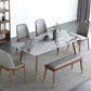Rectangle Dining Site Table Stone Dining Room Collection with Solid Wood Base Clearhalo ' dining_table' 'Dining Tables & Seating' 'Dining Tables' 'furn' 'furn_dining_table' 'Furniture' 'furniture_dining_table' 'Kitchen & Dining Furniture' 'kitchen&dining_furn' 'kitchen' 'kitchen_dining_table' 1200x1200_f0512985-944f-497f-ad24-63cf373496c8