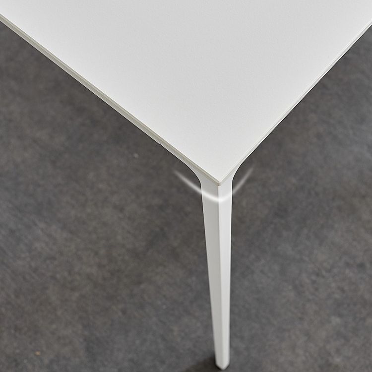 Stone Top Dining Table Rectangle Contemporary Dining Table with 4 Legs Clearhalo 'Dining Tables & Seating' 'Dining Tables' 'dining_table' 'furn' 'furn_dining_table' 'Furniture' 'furniture_dining_table' 'Kitchen & Dining Furniture' 'kitchen' 'kitchen_dining_table' 1200x1200_f053c0d1-cb9d-4b28-9b32-c227f2c78d8b