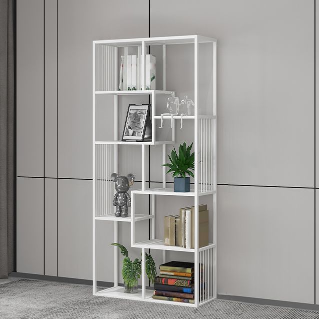 Nordic Home Office Bookshelf Metal Open Back Etagere Bookcase Clearhalo 'Bookcases' 'furn' 'furn_bookcases' 'Furniture' 'Office Furniture' 1200x1200_f054fd67-b0cd-4673-bba6-349eb40c2715