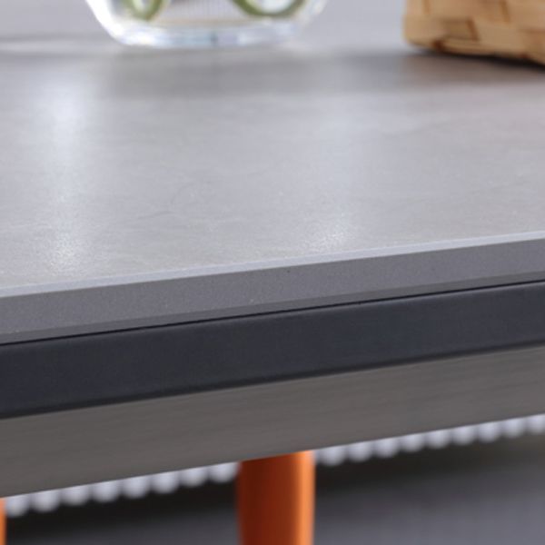Black Metal Tripod Dining Table Industrial Rectangle Dining Room Table Clearhalo 'Dining Tables & Seating' 'Dining Tables' 'dining_table' 'furn' 'furn_dining_table' 'Furniture' 'Kitchen & Dining Furniture' 1200x1200_f056331a-ef09-4164-aacf-1c71231c333d