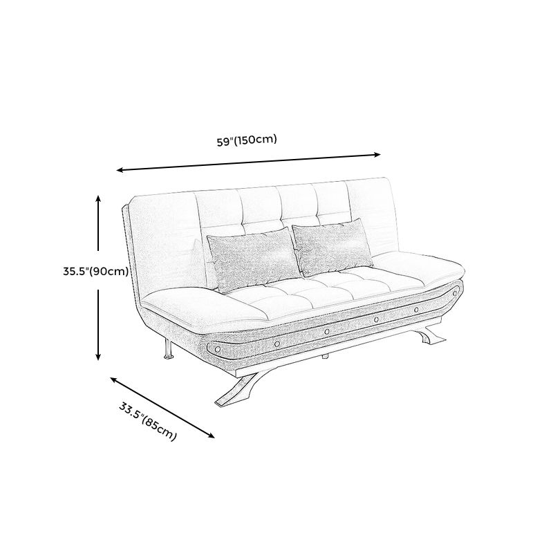 Living Room Stain-Resistant Faux Leather Couch 2-seater Tufted Back Sofa Clearhalo 'furn' 'furn_sofas' 'Furniture' 'furniture_sofas' 'Living Room Furniture' 'Sofa' 'sofas' 1200x1200_f056b852-c87f-47a5-a61a-160ca511254d