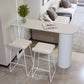 Modern Stone Counter Table 1/2/3 Pieces Bar Table Set for Living Room Clearhalo 'Bar Furniture' 'furn' 'furn_home_bar_bar_sets' 'Furniture' 'Home Bars & Bar Sets' 'home_bar_bar_sets' 'Kitchen & Dining Furniture' 1200x1200_f05e6ae6-502f-4661-a8b4-3f9cee27bc1d