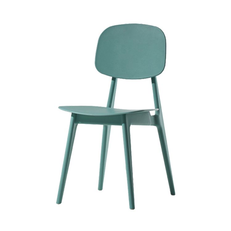 Scandinavian Style Open Back Dining Side Chair Plastic Dining Armless Chair Clearhalo ' kitchen&dining_furn' 'Dining Chairs' 'Dining Tables & Seating' 'dining_chair' 'furn' 'furn_dining_chair' 'Furniture' 'furniture_dining_chair' 'Kitchen & Dining Furniture' 'kitchen' 1200x1200_f0625d49-e206-4dbe-813f-ff6fc7b20d88