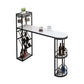 Contemporary Style 1/2/3 Pieces Bar Table Set Rectangle Bar Table with Metal Stools Clearhalo 'Bar Furniture' 'furn' 'furn_home_bar_bar_sets' 'Furniture' 'Home Bars & Bar Sets' 'home_bar_bar_sets' 'Kitchen & Dining Furniture' 1200x1200_f06286c0-f9a9-4db1-803c-b84504d302a6