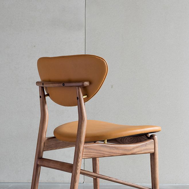 Brown Open Back Contemporary Armless Dining Room Chair for Kitchen Clearhalo 'Dining Chairs' 'Dining Tables & Seating' 'dining_chair' 'furn' 'furn_dining_chair' 'Furniture' 'Kitchen & Dining Furniture' 1200x1200_f062da30-6133-4bb4-affb-ae4f02dcebfa