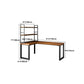 Rectangular Corner Writing Desk Solid Wood Office Desk with Iron Legs for Bedroom Clearhalo 'furn' 'furn_office_desk' 'Furniture' 'Office Desks' 'Office Furniture' 'office_desk' 1200x1200_f062fca1-1f6c-4550-947a-2a5755da9a74