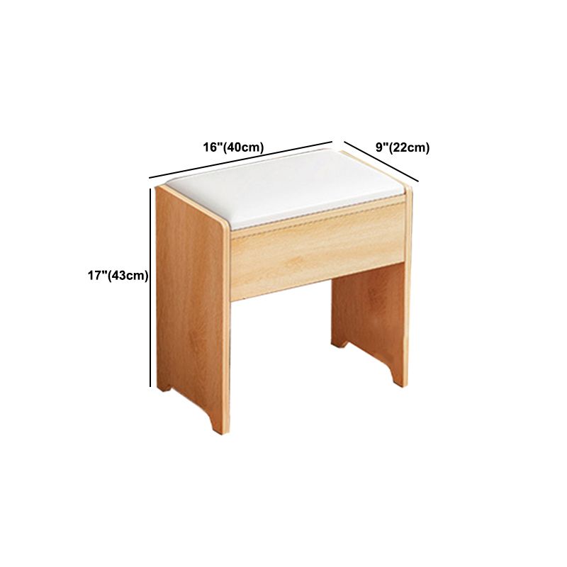 Scandinavische slaapkamer opbergdoos staan ​​rechte voeten ijdelheid bureau