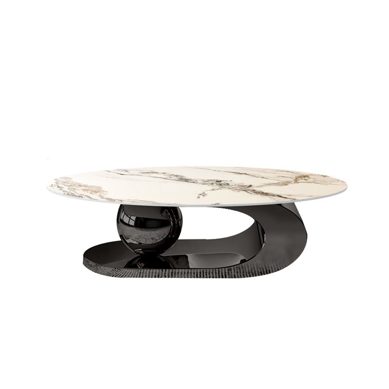 16.1" H Irregular Metal Base Round Slate Coffee Table For Living Room Clearhalo 'Coffee & Accent Tables' 'Coffee Tables' 'coffee_tables' 'furn' 'furn_coffee_tables' 'Furniture' 'furniture_coffee_tables' 'Living Room Furniture' 1200x1200_f06bfecb-e8db-48fb-bd2f-e2d92f330a03