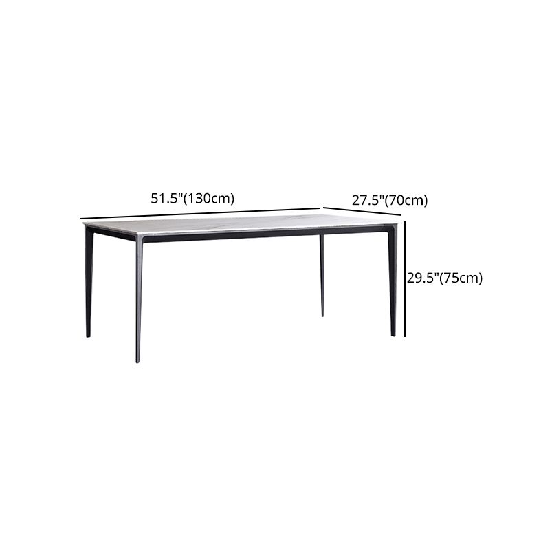 Contemporary 1/4/5 Pieces Dining Set Metal Dining Table Set for Home Use Clearhalo 'Dining Room Sets' 'Dining Tables & Seating' 'dining_room_set' 'furn' 'furn_dining_room_set' 'Furniture' 'furniture_dining_room_set' 'Kitchen & Dining Furniture' 1200x1200_f06d3928-fdda-4a98-95f8-ed6e12db6776