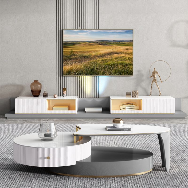 Modern TV Media Stand Stone TV Media Console for Living Room Clearhalo 'furn' 'furn_tv_stands_entertainment_centers' 'Furniture' 'Living Room Furniture' 'TV Stands & Entertainment Centers' 'TV Stands & Media Storage Furniture' 'tv_stands_entertainment_centers' 1200x1200_f06d8ecd-4e67-4839-b365-ef3ff5694cd4