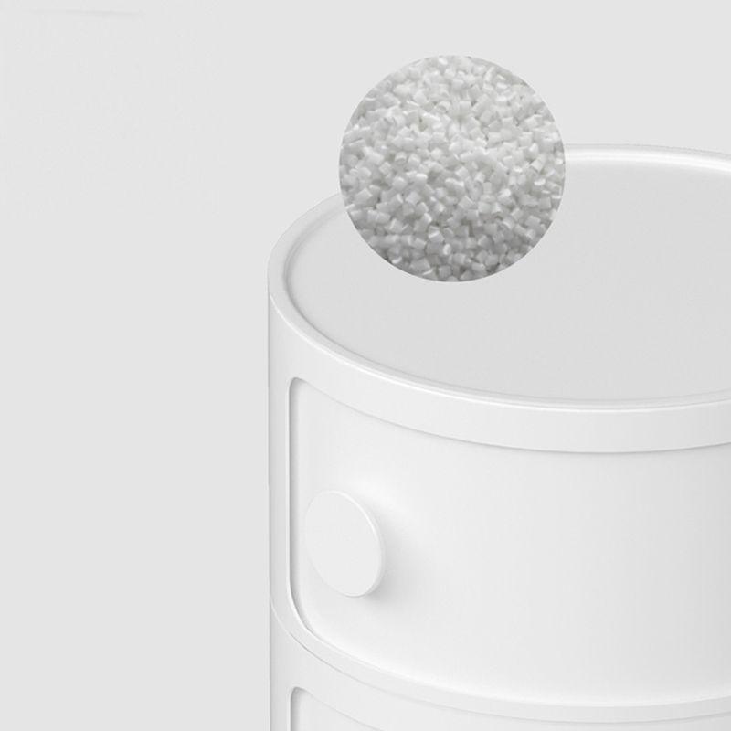 Mesa de acento de almacenamiento contemporáneo Nightsand Nightsand con gabinetes