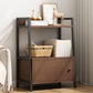 Modern Metal and Wood Shelf Bookcase Bookcase Scaffale di libri aperti per la casa