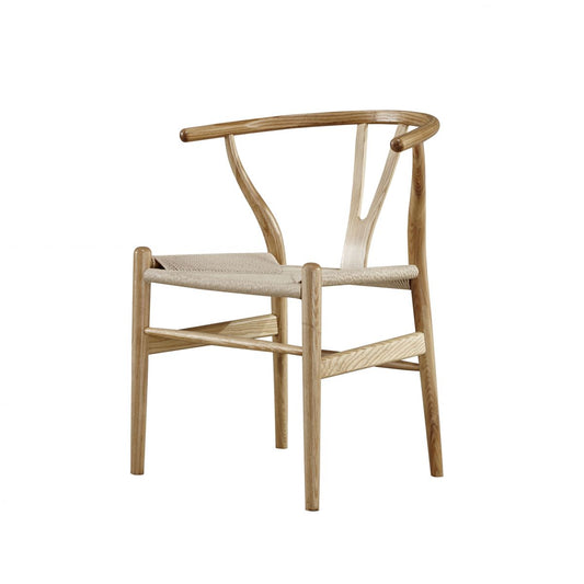 Contemporary Home Wood Arm Chair Natural Wishbone Dining Chair (Set of 2) Clearhalo ' kitchen&dining_furn' 'Dining Chairs' 'Dining Tables & Seating' 'dining_chair' 'furn' 'furn_dining_chair' 'Furniture' 'furniture_dining_chair' 'Kitchen & Dining Furniture' 'kitchen' 1200x1200_f070fd81-6bd3-489e-8c0f-1d26a8f71a77