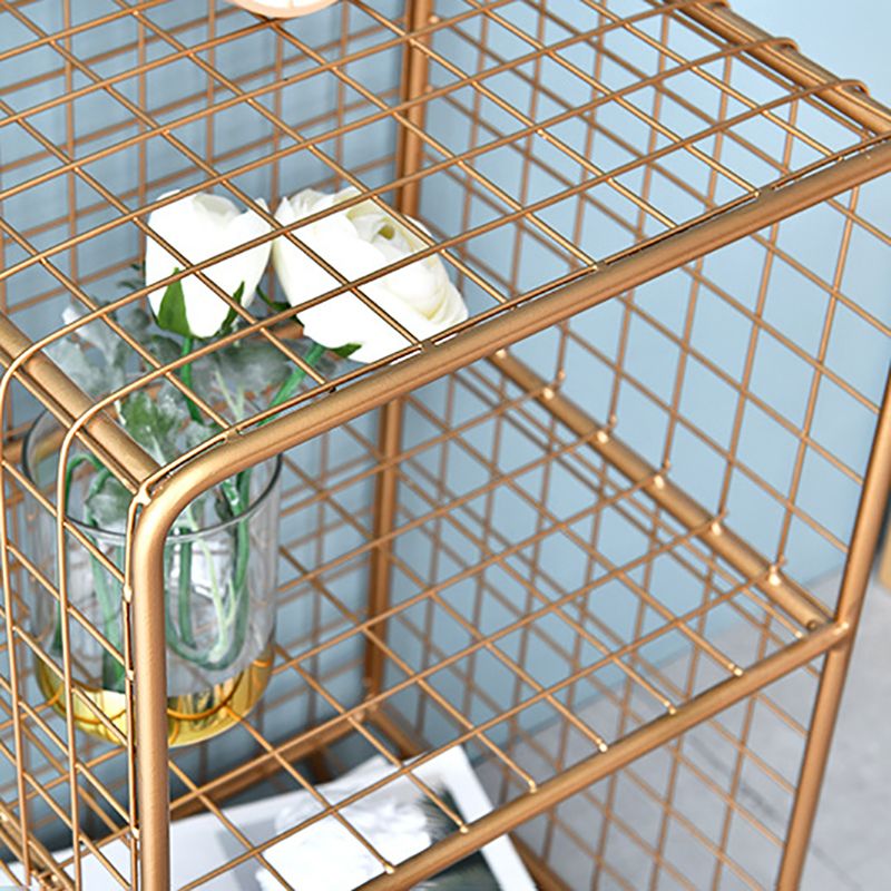 ベッドルーム用のメタルベッドナイトスタンドオープンストレージベッドサイドキャビネット