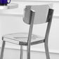 Modern Metal Dining Side Chair Open Back Dining Armless Chair for Restaurant Clearhalo ' kitchen&dining_furn' 'Dining Chairs' 'Dining Tables & Seating' 'dining_chair' 'furn' 'furn_dining_chair' 'Furniture' 'furniture_dining_chair' 'Kitchen & Dining Furniture' 'kitchen' 1200x1200_f074c3ef-4f97-41b8-9323-15c8d2847e69