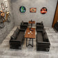 Industrial Brown Dinner Table Solid Wood Table with Metal Base for Dining Room Clearhalo ' dining_table' 'Dining Tables & Seating' 'Dining Tables' 'furn' 'furn_dining_table' 'Furniture' 'furniture_dining_table' 'Kitchen & Dining Furniture' 'kitchen&dining_furn' 'kitchen' 'kitchen_dining_table' 1200x1200_f07649c0-f8f0-4f45-b094-889ed40f105b