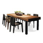 Industrial Wind Solid Wood Rectangular Dining Table for Cafe and Bar Clearhalo 'Dining Tables & Seating' 'Dining Tables' 'dining_table' 'furn' 'furn_dining_table' 'Furniture' 'Kitchen & Dining Furniture' 1200x1200_f076a1bc-3402-4a44-89a4-bca87552abc7