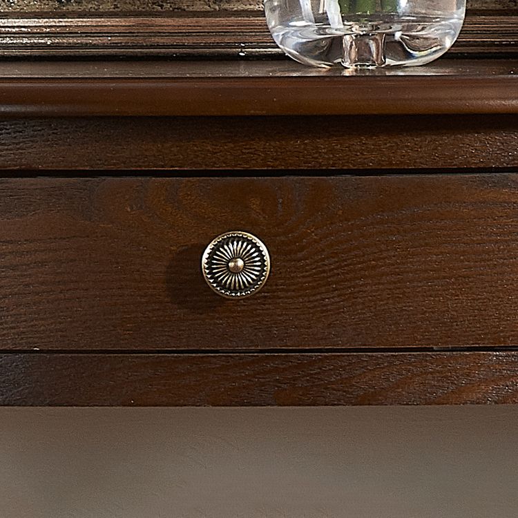 Mid-Century Modern Console Table Antique Finish Console Sofa Table Clearhalo 'Console Tables' 'console_tables' 'Entry & Mudroom Furniture' 'furn' 'furn_console_tables' 'Furniture' 1200x1200_f076eacb-e155-4ce6-9485-68d9ec38d163