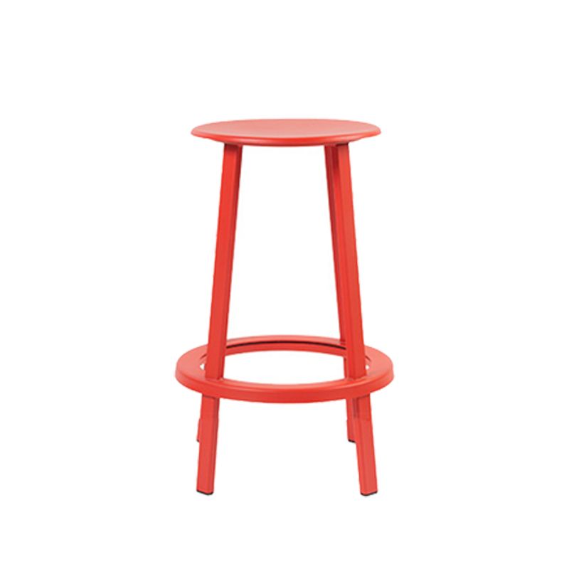 Contemporary Indoor Bar Stool Swivel Bar Stool with Footrest Clearhalo 'Bar Furniture' 'Bar Stools' 'bar_stools' 'furn' 'furn_bar_stools' 'Furniture' 'Kitchen & Dining Furniture' 1200x1200_f0774414-5131-45ac-add1-f9f495b6c674