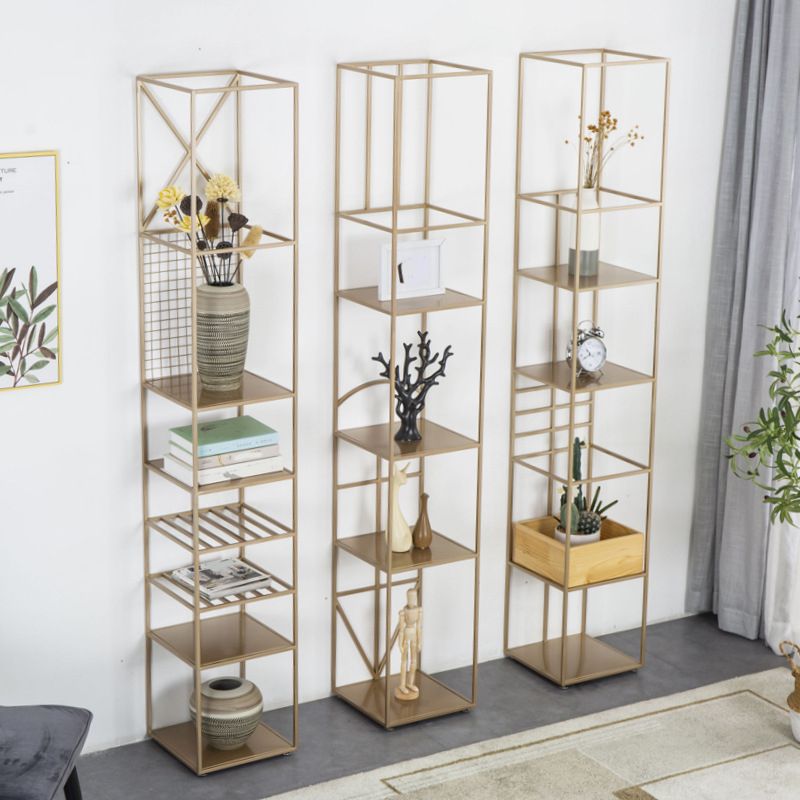 Librería de estante de libro de libros de glamour estantería Etagere estantería para la sala de estudio 12.6 "W