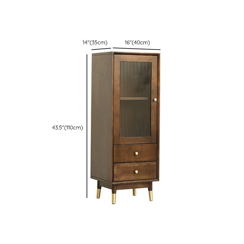 Contemporary Sideboard Rubberwood Sideboard Cabinet for Kitchen Clearhalo 'buffet_sideboard' 'Buffets & Sideboards' 'furn' 'furn_buffet_sideboard' 'Furniture' 'Kitchen & Dining Furniture' 1200x1200_f0791772-bea6-473d-b72c-f3fe806a7261