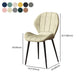 Scandinavian Upholstered Home Side Chair Matte Finish Wingback Dining Chair Clearhalo ' kitchen&dining_furn' 'Dining Chairs' 'Dining Tables & Seating' 'dining_chair' 'furn' 'furn_dining_chair' 'Furniture' 'furniture_dining_chair' 'Kitchen & Dining Furniture' 'kitchen' 1200x1200_f07a5307-ab20-4905-8fda-0502e0b59cc8