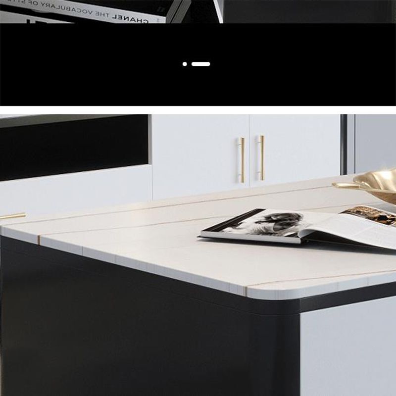 Modern TV Stand Console Open Storage Media Console TV Stand with Drawer Clearhalo 'furn' 'furn_tv_stands_entertainment_centers' 'Furniture' 'Living Room Furniture' 'TV Stands & Entertainment Centers' 'TV Stands & Media Storage Furniture' 'tv_stands_entertainment_centers' 1200x1200_f07a7260-a514-43e3-a4c4-59c916f6a1f6