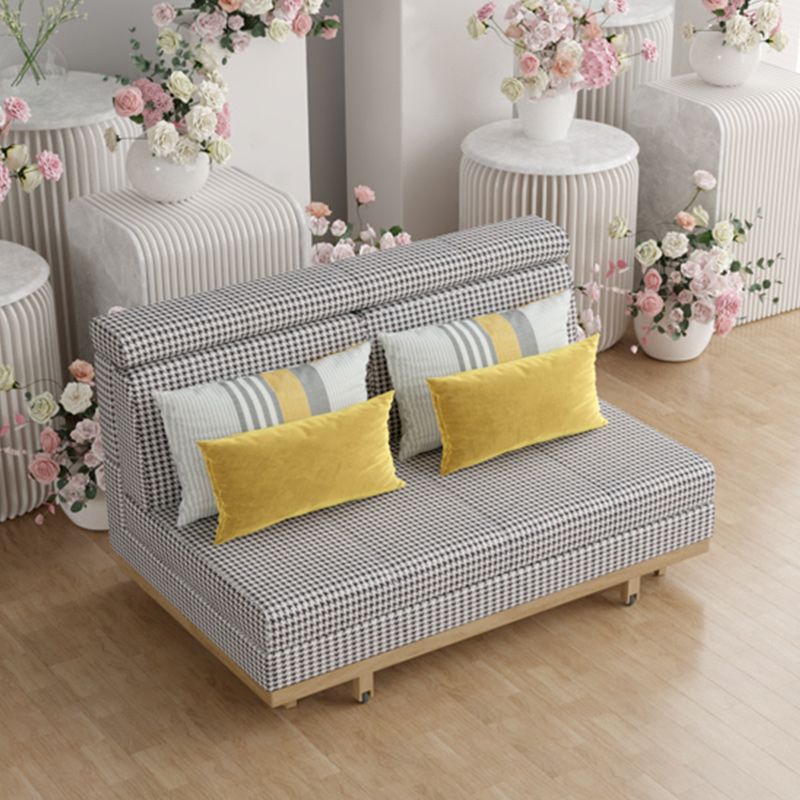 Divano per dormiente futon senza braccia contemporaneo divano letto per dormiente futon grigio