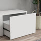 Scandinavian Enclosed Storage TV Media Console Wood Stand Console for Living Room