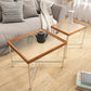 Modern Cross Legs End Slide Table Clear Tray Top Corner Table Clearhalo 'Coffee & Accent Tables' 'End & Side Tables' 'end_side_tables' 'furn' 'furn_end_side_tables' 'Furniture' 'Living Room Furniture' 1200x1200_f08731a2-9817-4bbc-824a-f922180cb968