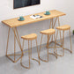 Contemporary Wood Bar Stool Metal Bar Stool with Contoured Seat Clearhalo 'Bar Furniture' 'Bar Stools' 'bar_stools' 'furn' 'furn_bar_stools' 'Furniture' 'Kitchen & Dining Furniture' 1200x1200_f08d45bd-0d77-4e4e-a8fe-32bd3a727003
