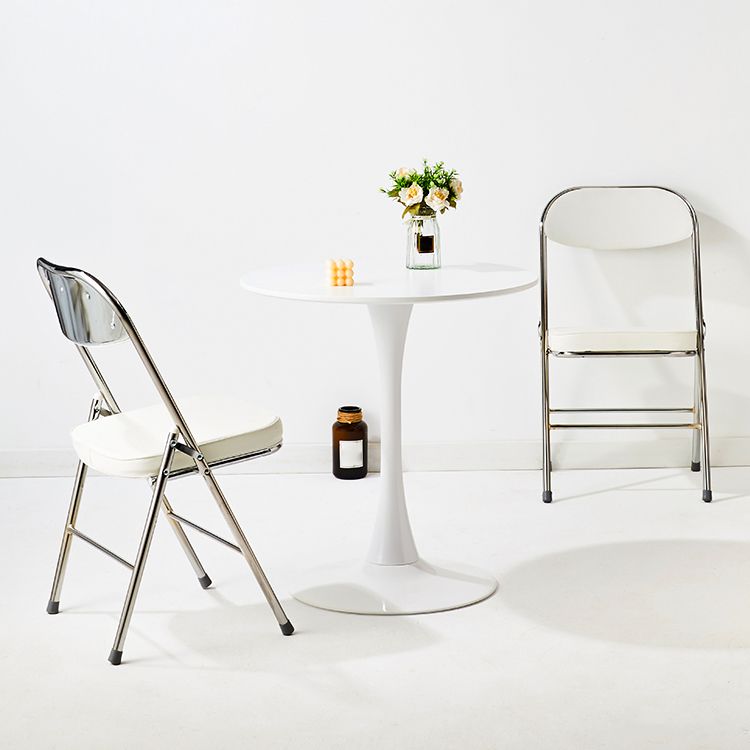 Metal Modern Round Dining Table Wood Top Indoor Table with Tulip Base Clearhalo ' dining_table' 'Dining Tables & Seating' 'Dining Tables' 'furn' 'furn_dining_table' 'Furniture' 'furniture_dining_table' 'Kitchen & Dining Furniture' 'kitchen&dining_furn' 'kitchen' 'kitchen_dining_table' 1200x1200_f09010e5-f44a-4cf5-927d-8240587dab43