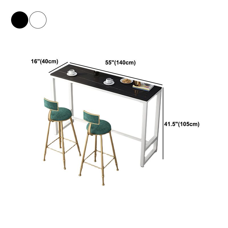 Moderne stijl Bar Tabel 42-inch Hoogte pubtafel voor eetkamer, alleen tafel
