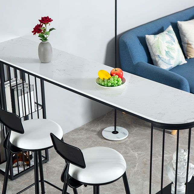 Glam Table and Stool Set Oval 1/2/3 Pieces Bar Pub Table Set Clearhalo 'Bar Furniture' 'furn' 'furn_home_bar_bar_sets' 'Furniture' 'Home Bars & Bar Sets' 'home_bar_bar_sets' 'Kitchen & Dining Furniture' 1200x1200_f097ab3e-4513-45c7-ab8c-5e11414bf61f