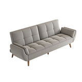 31" Wide Glam Futon Sofa Bed Cushion Back Folding Futon Sleeper Sofa