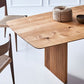 Rectangle Dining Table Modern Oak Solid Wood Double Pedestal Dining Table Clearhalo 'Dining Tables & Seating' 'Dining Tables' 'dining_table' 'furn' 'furn_dining_table' 'Furniture' 'furniture_dining_table' 'Kitchen & Dining Furniture' 1200x1200_f09a8235-b3cc-455c-a668-eaa19aa60907