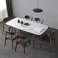 Contemporary Sintered Stone Dining Table Rectangular 4 Legs Table in White Clearhalo ' dining_table' 'Dining Tables & Seating' 'Dining Tables' 'furn' 'furn_dining_table' 'Furniture' 'furniture_dining_table' 'Kitchen & Dining Furniture' 'kitchen&dining_furn' 'kitchen' 'kitchen_dining_table' 1200x1200_f09b2a60-9a09-4da5-9209-1c1128873912