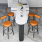 Glam Stone Pub Bar Table Indoor Iron Double Pedestal Bar Dining Table Clearhalo 'Bar Furniture' 'Bar Tables' 'bar_tables' 'furn' 'furn_bar_tables' 'Furniture' 'furniture_bar_tables' 'Kitchen & Dining Furniture' 'kitchen&dining_furn' 'kitchen' 1200x1200_f0a087cf-6b94-4828-a1c4-0de290986c17