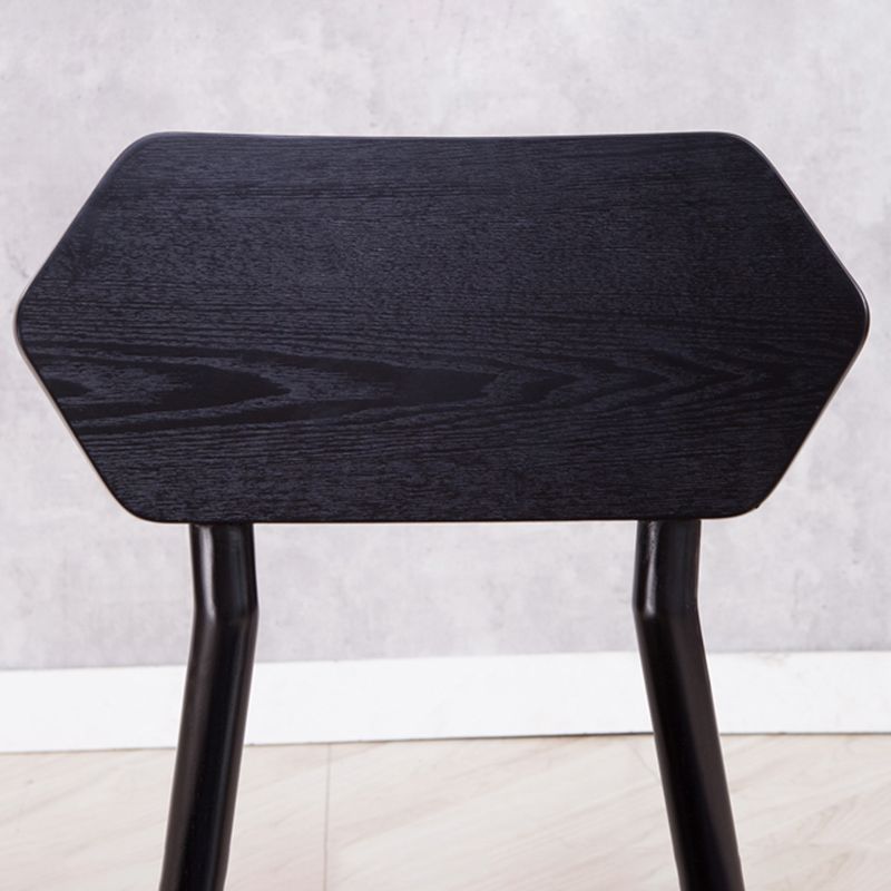 Open rug dineren accentstoel industriële armloze eetkamerstoelen