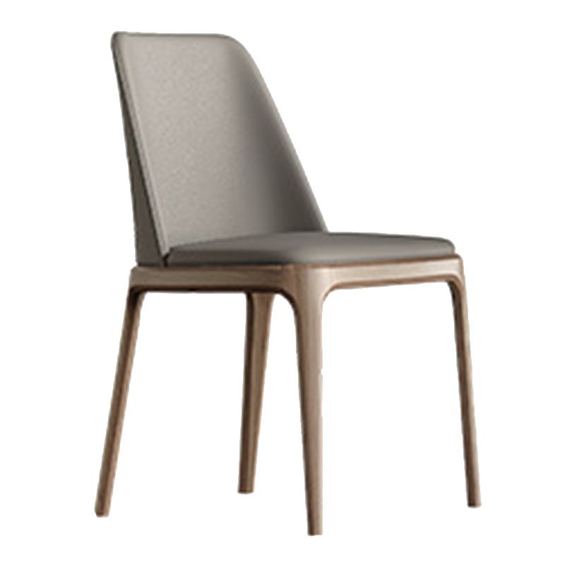 Contemporary Style 1/2/3/4 Pieces Dining Chairs Set Stone Rectangle Furniture in White